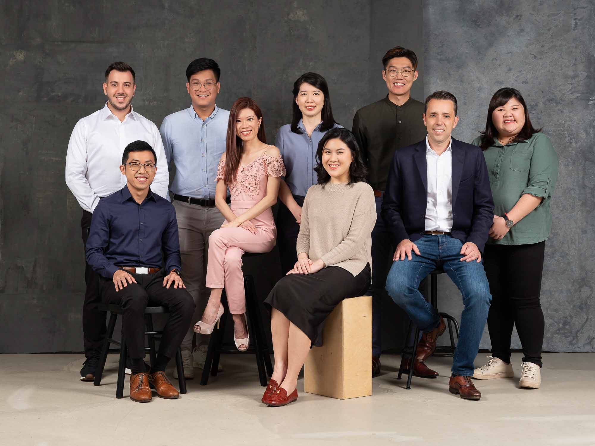 Team Harmony: Corporate Group Photography with COCO Creative Studio